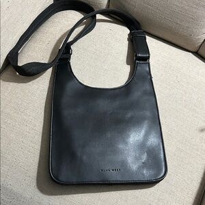Nine West Men's Black Messenger Bag